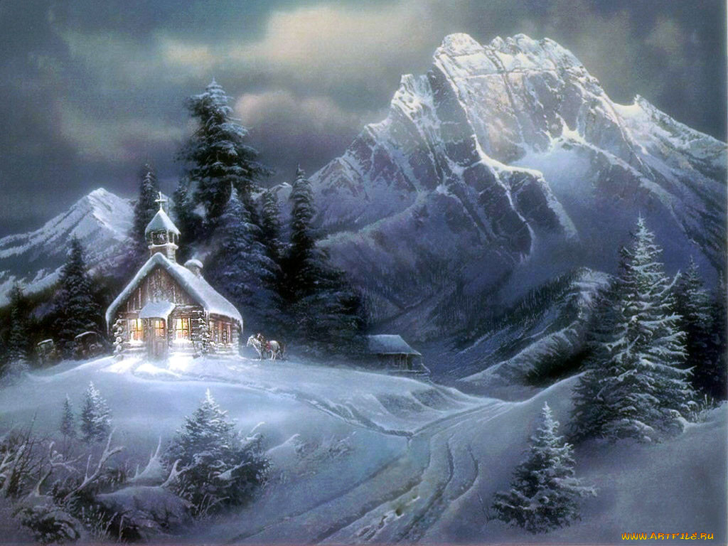 white, christmas, house, , 